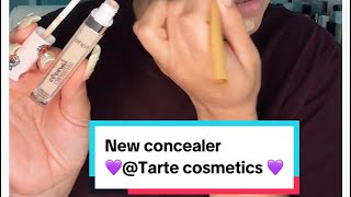 New crease less concealer from tarte cosmetics💜 [upl. by Newell38]