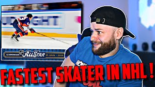 SOCCER FAN Reacts to NHL ALL STARS  FASTEST SKATER  Connor McDavid Dethroned [upl. by Themis]