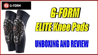 Gform ELITE knee pads UNBOXING AND REVIEW [upl. by Adnale]