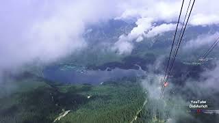 Die Zugspitzbahn neue Seilbahn auf die Zugspitze Bayerische Zugspitzbahn Seilbahn Zugspitze Eibsee [upl. by Reyam]