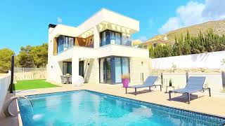 Luxury Villas with basement and pool in Finestrat [upl. by Conni870]