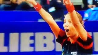 Tischtennis EM 2015 Halbfinale Frauen Polina Mikhailova vs Elizabeta Samara [upl. by Woodcock791]