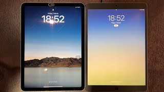 iPad Pro 105 inch on iOS 15 vs iPad Air 4 on iOS 17 boot up test [upl. by Ealasaid419]