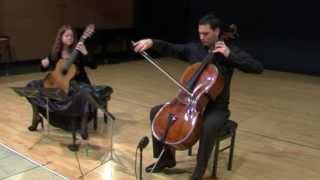 J S BACH  ARIA BWV 1068  Antonio Martín  Marisa Gómez [upl. by Gae]