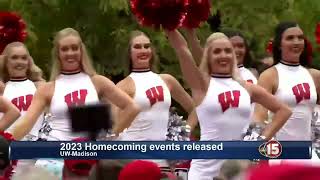 List of UWMadison 2023 homecoming events activities released [upl. by Ahtennek]