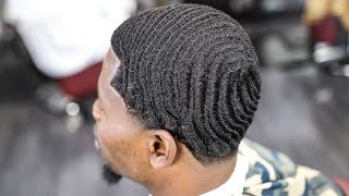 360 WAVE HAIRCUT TUTORIAL LOW TAPER ON ELITE WAVER HURRICANE HENRY [upl. by Ecinrev]