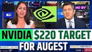 Nvidia 220 Target For August  Nvidia All Day News [upl. by Gnolb]