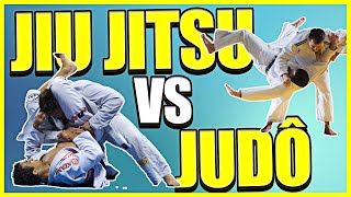 Jiu Jitsu vs Judô Qual a diferença entre as artes marciais 🔥🥋n [upl. by Rosemonde]