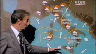 Colonnello Andrea Baroni previsioni meteo gennaio 1985 in edizione completa 3 minuti e mezzo [upl. by Aicilihp702]