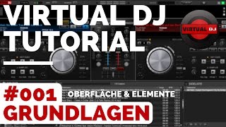 Virtual DJ Tutorial Deutsch  001 DJ Grundlagen 🎧 Mixen lernen Anfänger German  Virtual DJ Spotify [upl. by Capello682]