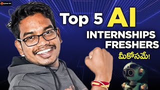 Top 5 Artificial Intelligence Internships For Freshers [upl. by Ehpotsirhc]