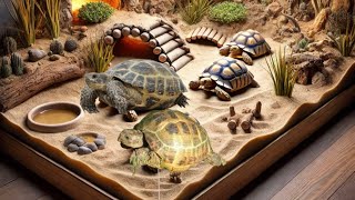 nuovo TERRARIO per le BABY TESTUDO HORSFIELDII [upl. by Daahsar]