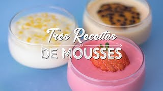 3 RECEITAS DE MOUSSES COM APENAS 3 INGREDIENTES  SEM GELATINA  GABRIEL FREITAS [upl. by Auehsoj]