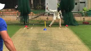 Wicket keeping foot work ampGlove work drills [upl. by Leelahk]