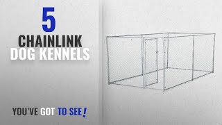 Top 5 Chainlink Dog Kennels 2018 Best Sellers Lucky Dog Galvanized Chain Link Kennel 10 x 5 x [upl. by Doralynn]