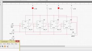 JK Flip Flop modulus 12 counter [upl. by Tremaine]