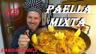 PAELLA MIXTA CARNE amp MARISCO FACIL Y SENCILLA [upl. by Sascha]