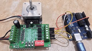 TB6560 Stepper Motor Driver with Arduino [upl. by Glassco]