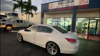 8775448473 20 Inch Ravetti M1 Brushed Silver Wheels Honda Accord DUBSandTIREScom Luxury Rims [upl. by Millian266]