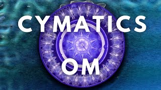 Physics of AUMOM mantra made visible  CYMATICS  Sound of Creation [upl. by Algernon]