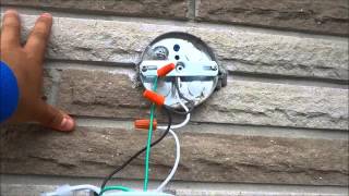 How To Change An Outdoor Light Fixture By Yourself [upl. by Ban]