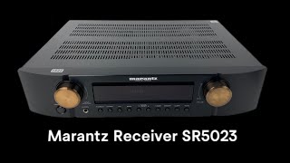 Marantz Receiver SR5023 Black [upl. by Gomer628]