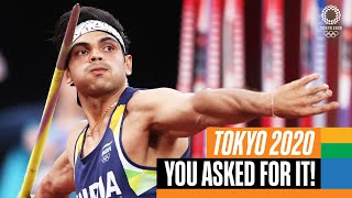 Neeraj Chopras Golden Moment 🥇 Full Mens Javelin Final  Tokyo Replays [upl. by Dominik383]