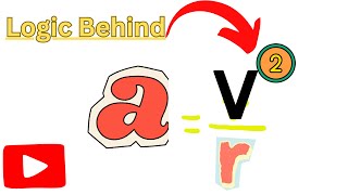 Centripetal Acceleration How a is related to V2 and r [upl. by Cinimod]