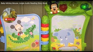 Baby Mickey Mouse Jungle Children’s Audio Reading Story Book [upl. by Hodess]