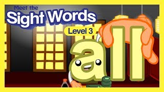 Meet the Sight Words Level 3  quotallquot [upl. by Kra]