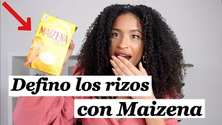 CREMA DE PEINAR DE MAIZENA PARA RIZOS  FRIZZYDESI [upl. by Heigho850]