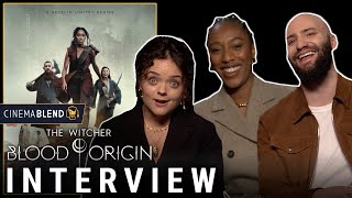 The Witcher Blood Origin Interviews With Minnie Driver Sophia Brown Laurence O’Fuarain amp More [upl. by Addiel]