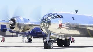 B29 Superfortress quotDocquot  Taxi and Takeoff [upl. by Euqor]