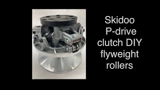 Skidoo pdrive clutch roller maintenance [upl. by Josh]