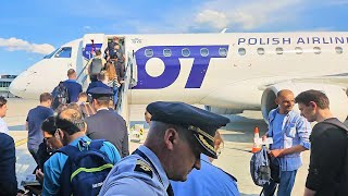 Sofia to Krakow via Warsaw flying LOT Polish Airlines [upl. by Kowalski]