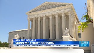 Supreme Court upholds Federal Gun Ban for domestic violence offenders [upl. by Siurtemed]