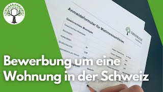 Wohnungsbewerbung in der Schweiz Welche Dokumente werden verlangt [upl. by Adniram]