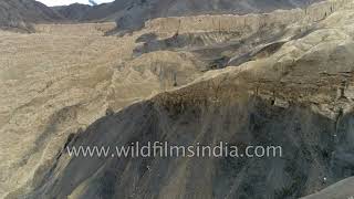 Clay from old transHimalayan lake may have formed these curious formations at Lamayuru in Ladakh [upl. by Duvall]