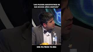 Lagomarsino “¡No pueden arrepentirse de sus dichos cuatro años después”  Sin Filtros T4 84 [upl. by Nnylhtak]