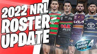 How to get 2022 NRL teams on Rugby League Live 4 EASY [upl. by Charmain]