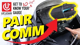 Connect Uclear Motion Series to SkiDoo Snowmobile Get to Know Your 1025inch Gauge Rev Gen5 [upl. by Desi595]