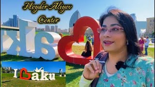 Heydar Aliyev Center amp Meusum  Baku Azerbaijan [upl. by Hgalehs]