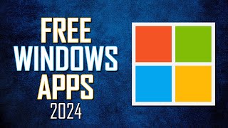 10 Best FREE WINDOWS 1011 APPS from the Microsoft Store 2024 [upl. by Arraek]