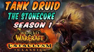 Feral Druid Tank Pov The Stonecore  Rotation amp Talents  Glyphs  Cataclysm Classic Wow 440 [upl. by Dudley]