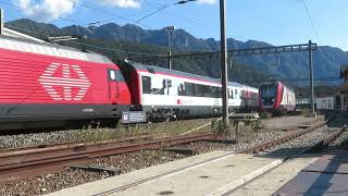 Treno diagnostico SBB Re 460 Bt RABe502 RABe524 RailCare Vectron 193 Rem476 bianca [upl. by Sugar]