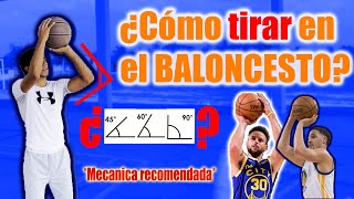 Aprende a tirar en el baloncesto  Mecánica de tiro [upl. by Zetniuq]