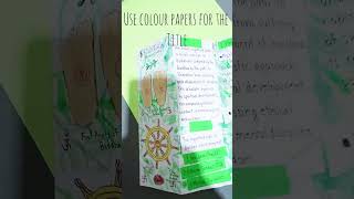 How to make a brochure Right place for artist art artist [upl. by Fanchon]