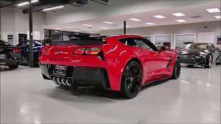 2015 Chevrolet Corvette Z06 Torch Red LOW MILES Startup and Walk Around [upl. by Sidman312]