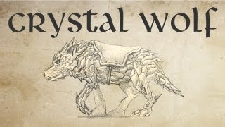 Tibia  Como domar o Crystal Wolf Montaria [upl. by Denby]