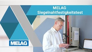 Siegelnahtfestigkeitstest Routineprüfung für Sterilgutverpackung  MELAG [upl. by Papotto]